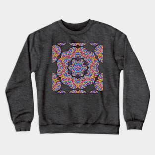 Sacred Geometric Mandala Crewneck Sweatshirt